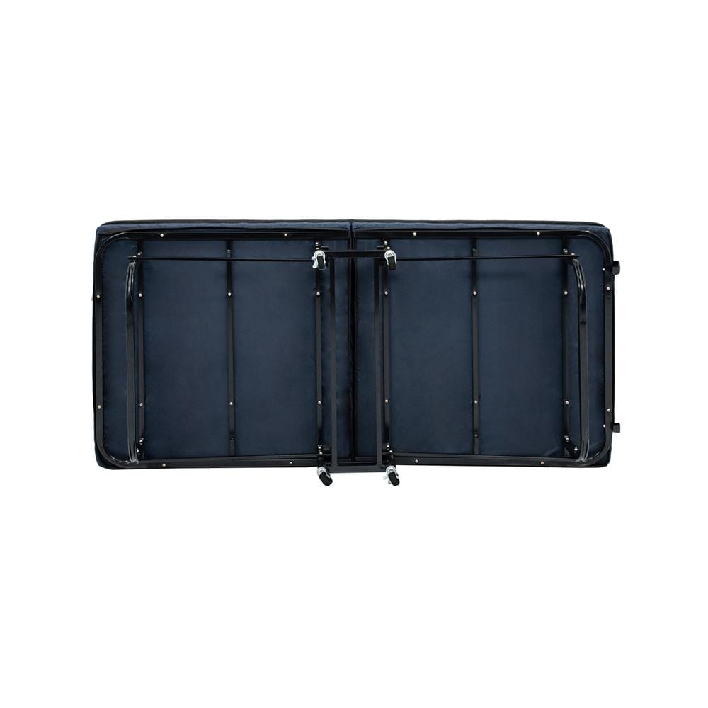 เตียงพับพร้อม TOPPER THAIBULL LK-030 95x195x39 ซม. สีน้ำเงิน