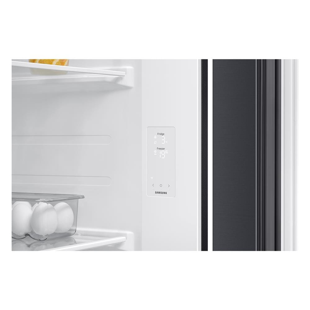 ตู้เย็น SIDE BY SIDE SAMSUNG RS70F65Q2FST 23.1 คิว อินเวอร์เตอร์ สีดำ