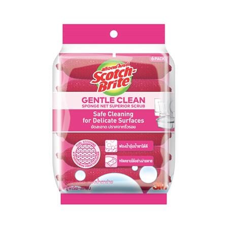 ฟองน้ำตาข่าย SCOTCH-BRITE UPERIOR SCRUB (แพ็ก 6 ชิ้น)_0