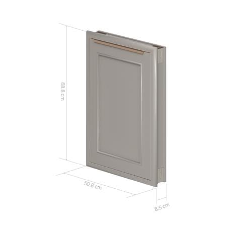 บานซิงค์เดี่ยว KING PLATINUM 65 VENICE 50.8x68.8 ซม. สีเอิร์ลเกรย์_4