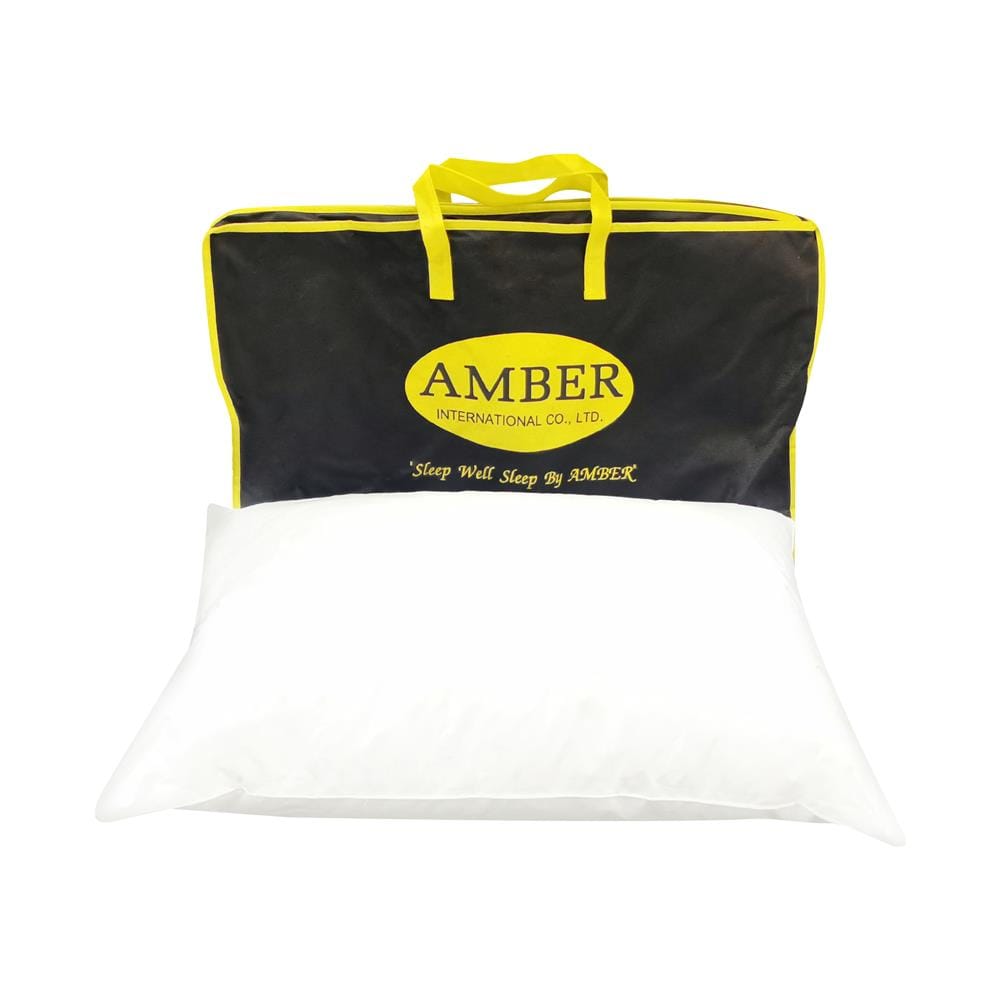 หมอนสุขภาพ ไมโครเจล AMBER 19x29 นิ้ว สีขาว