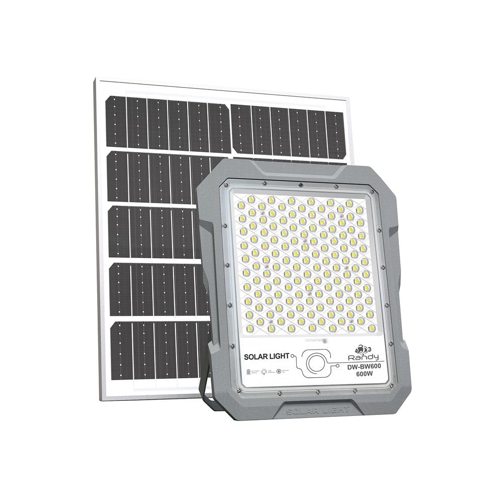 สปอตไลท์ SOLAR RANDY DW-BW 600 วัตต์ COOL WHITE สีเทา