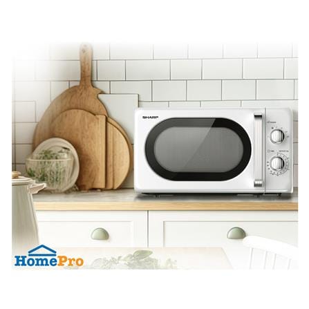 ไมโครเวฟ SHARP R-220EF 20 ลิตร สีครีม_4
