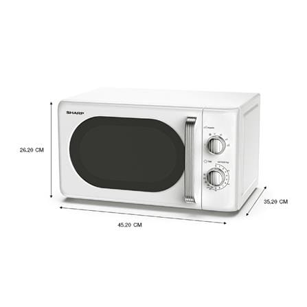 ไมโครเวฟ SHARP R-220EF 20 ลิตร สีครีม_6