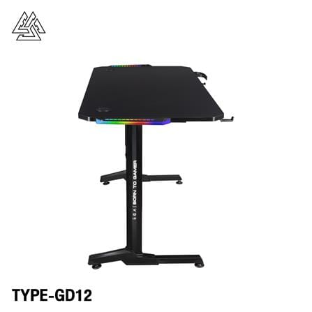 โต๊ะเกมมิ่ง EGA GD12 120 ซม. สีดำ_2