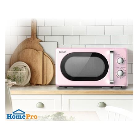 ไมโครเวฟ SHARP R-220EF 20 ลิตร สีชมพู_4