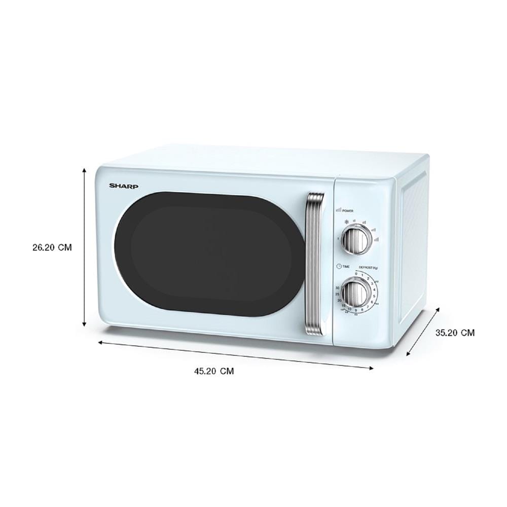 ไมโครเวฟ SHARP R-220EF 20 ลิตร สีฟ้า