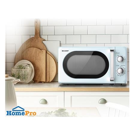 ไมโครเวฟ SHARP R-220EF 20 ลิตร สีฟ้า_4