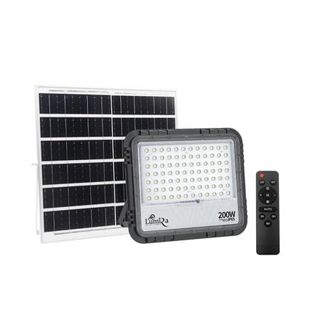 สปอตไลท์ SOLAR LUMIRA LSC-032 200 วัตต์ DAYLIGHT สีดำ_0