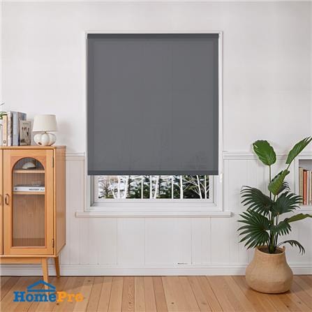 ผ้าม่านม้วน HOME LIVING STYLE SUNSCREEN SUNNY 100x160 ซม. สีเทาเข้ม_4