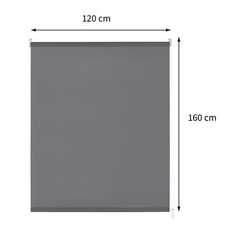 ผ้าม่านม้วน HOME LIVING STYLE SUNSCREEN SUNNY 120x160 ซม. สีเทาเข้ม_6