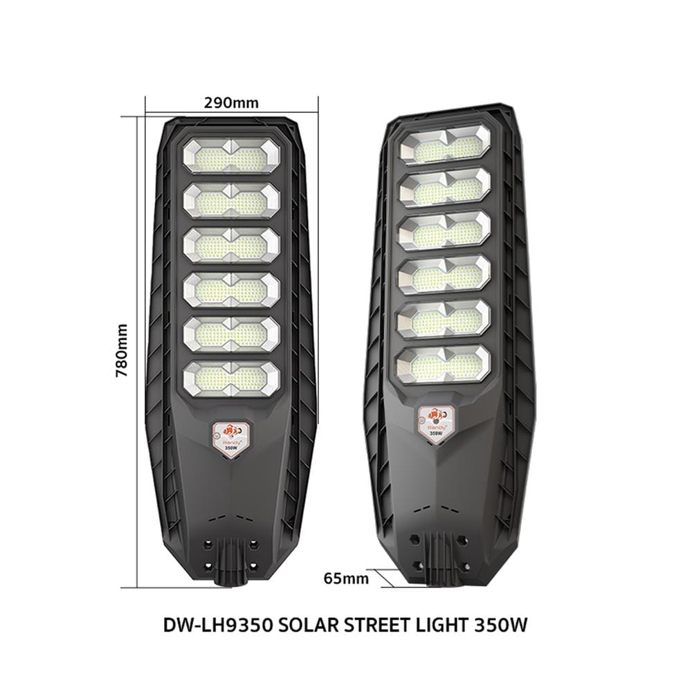 ไฟถนน SOLAR RANDY DW-LH9350 350 วัตต์ DAYLIGHT สีดำ