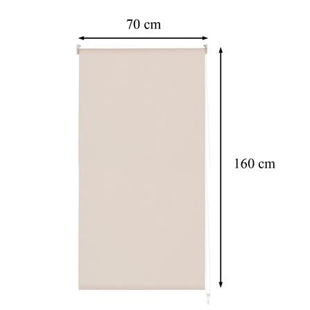 ผ้าม่านม้วน HOME LIVING STYLE SUNSCREEN SOLAR 70x160 ซม. สีครีม_7