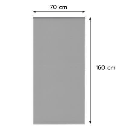 ผ้าม่านม้วน HOME LIVING STYLE SUNSCREEN SOLAR 70x160 ซม. สีเทา_6