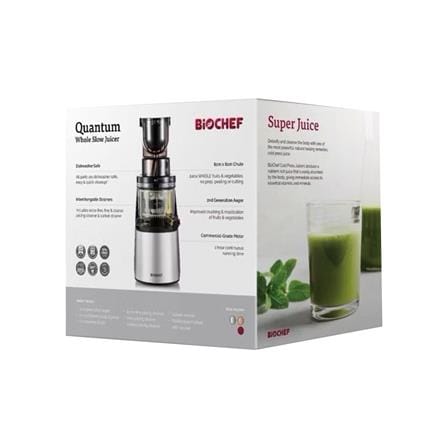 เครื่องสกัดน้ำผลไม้รอบต่ำ BIOCHEF QT01 สีเงิน_2