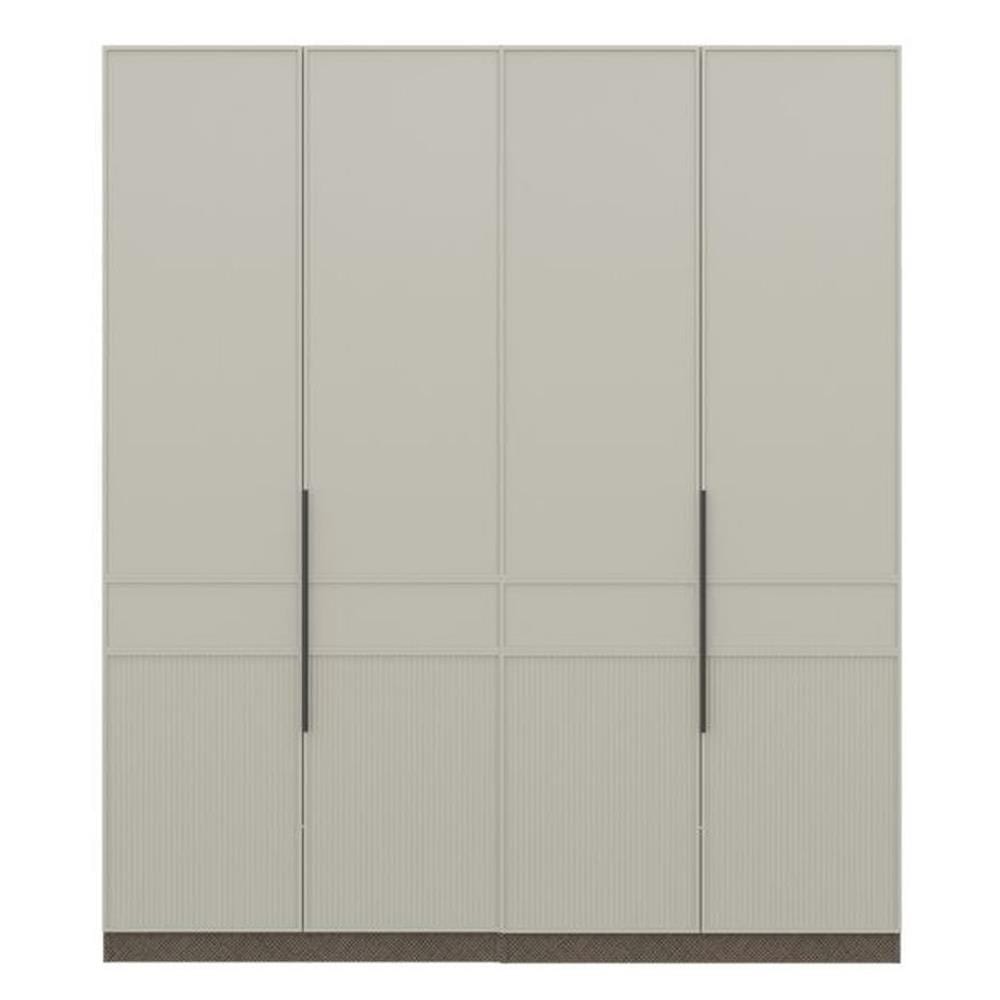 ตู้เสื้อผ้า 4 บานเปิด SB BUILT IN WARDROBE PLUS 59062863 200 ซม. สีเทา