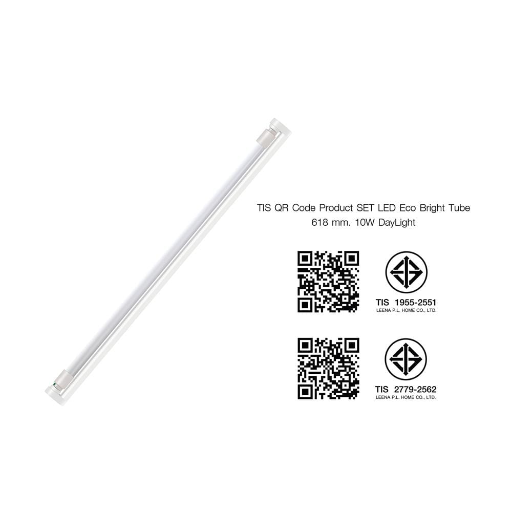 ชุดรางนีออน LED NAGAS T8 BRIGHT DE 10 วัตต์ DAYLIGHT