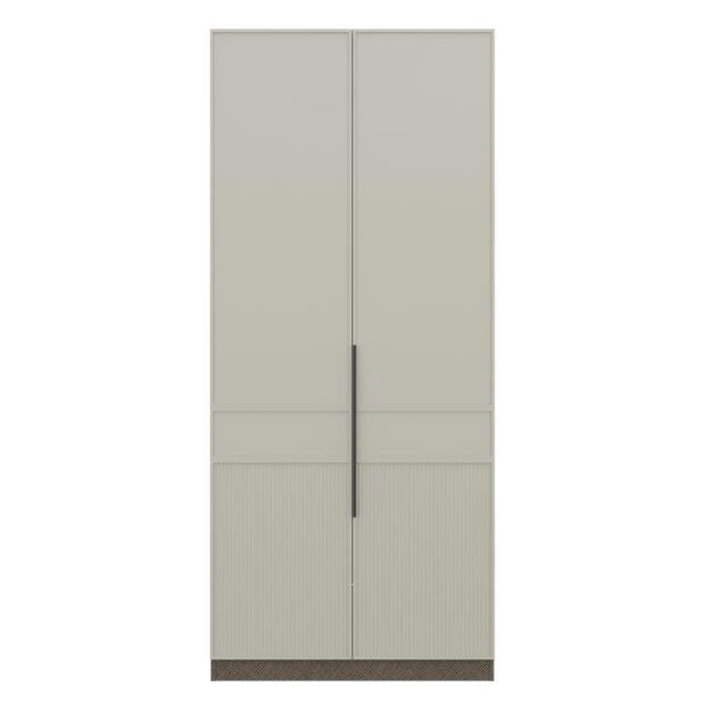 ตู้เสื้อผ้า 2 บานเปิด SB BUILT IN WARDROBE PLUS 59062860 100 ซม. สีเทา