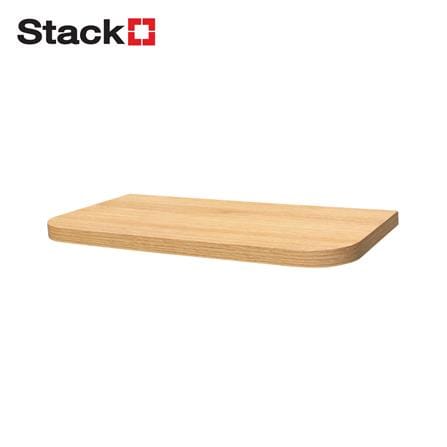 แผ่นชั้นไม้ซ่อนขา STACKO SORI 40x20x1.8 ซม. สีเนเช...