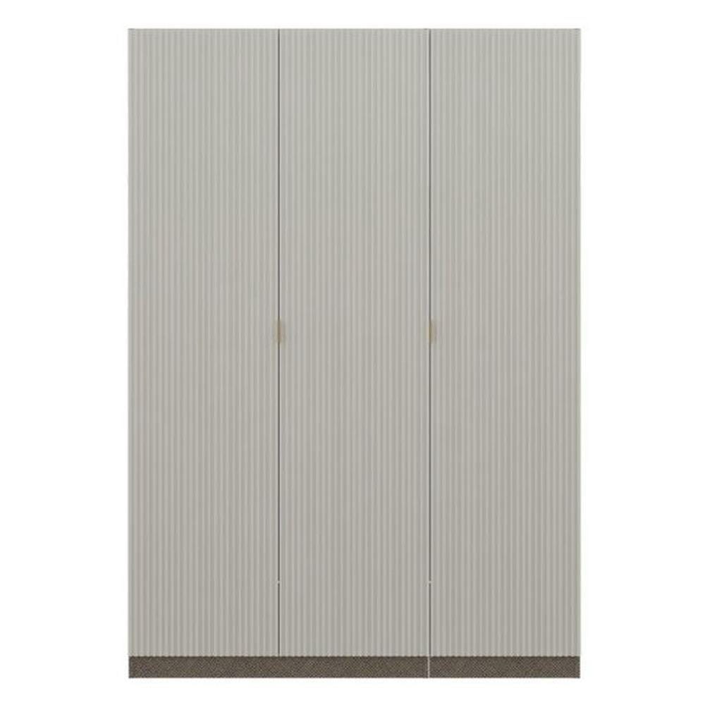 ตู้เสื้อผ้า 3 บานเปิด SB BUILT IN PLUS WARDROBE 59062801 150 ซม. สีเทา