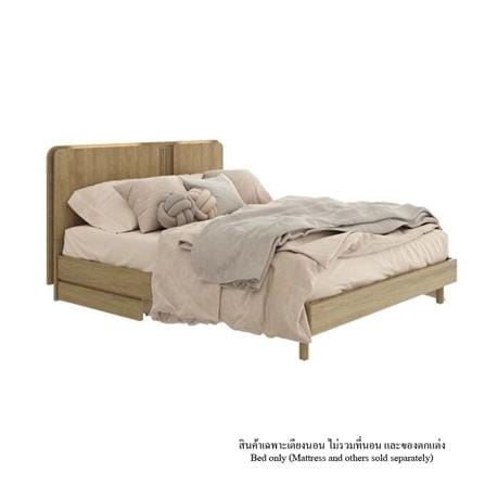ชุดห้องนอน 5 ฟุต SB FURNITURE SKIFT 59063324 สีไม้อ่อน_1