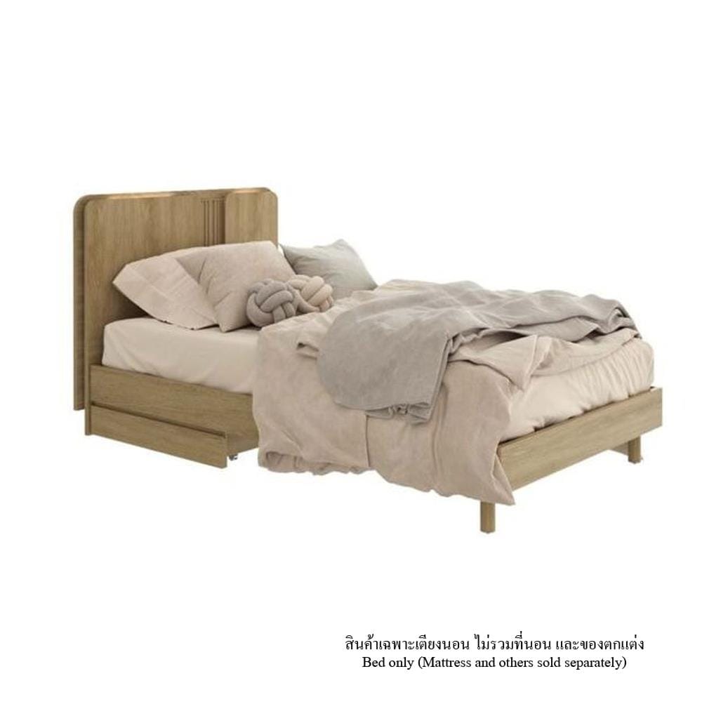ชุดห้องนอน 3.5 ฟุต SB FURNITURE SKIFT 59063326 สีไม้อ่อน