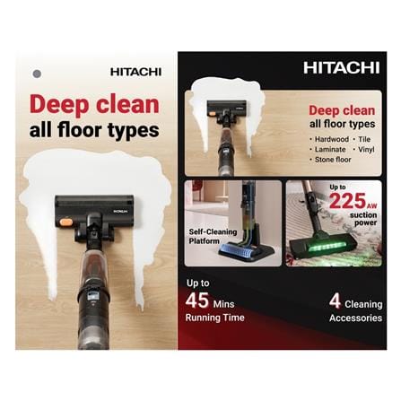 เครื่องทำความสะอาดแบบด้าม HITACHI PV-XHW4PCGCTH_10