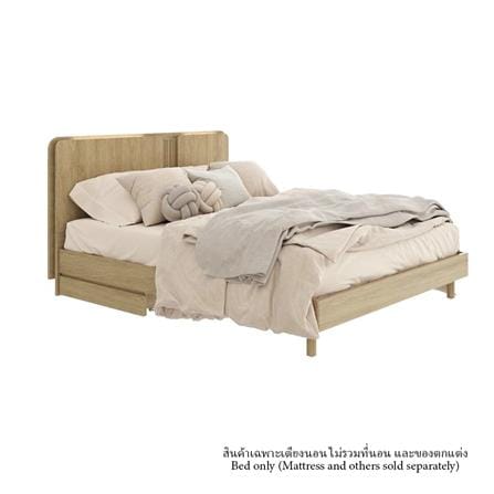 เตียง 5 ฟุต SB FURNITURE FURNITURE SKIFT 19241051 สีโอ๊ค_0