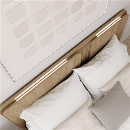 เตียง 5 ฟุต SB FURNITURE FURNITURE SKIFT 19241051 สีโอ๊ค_3