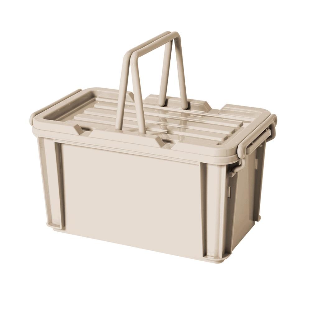 กล่องหูหิ้ว STACKO CARGO 7 ลิตร 19.5x33.7x18.5 ซม. สีเบจ