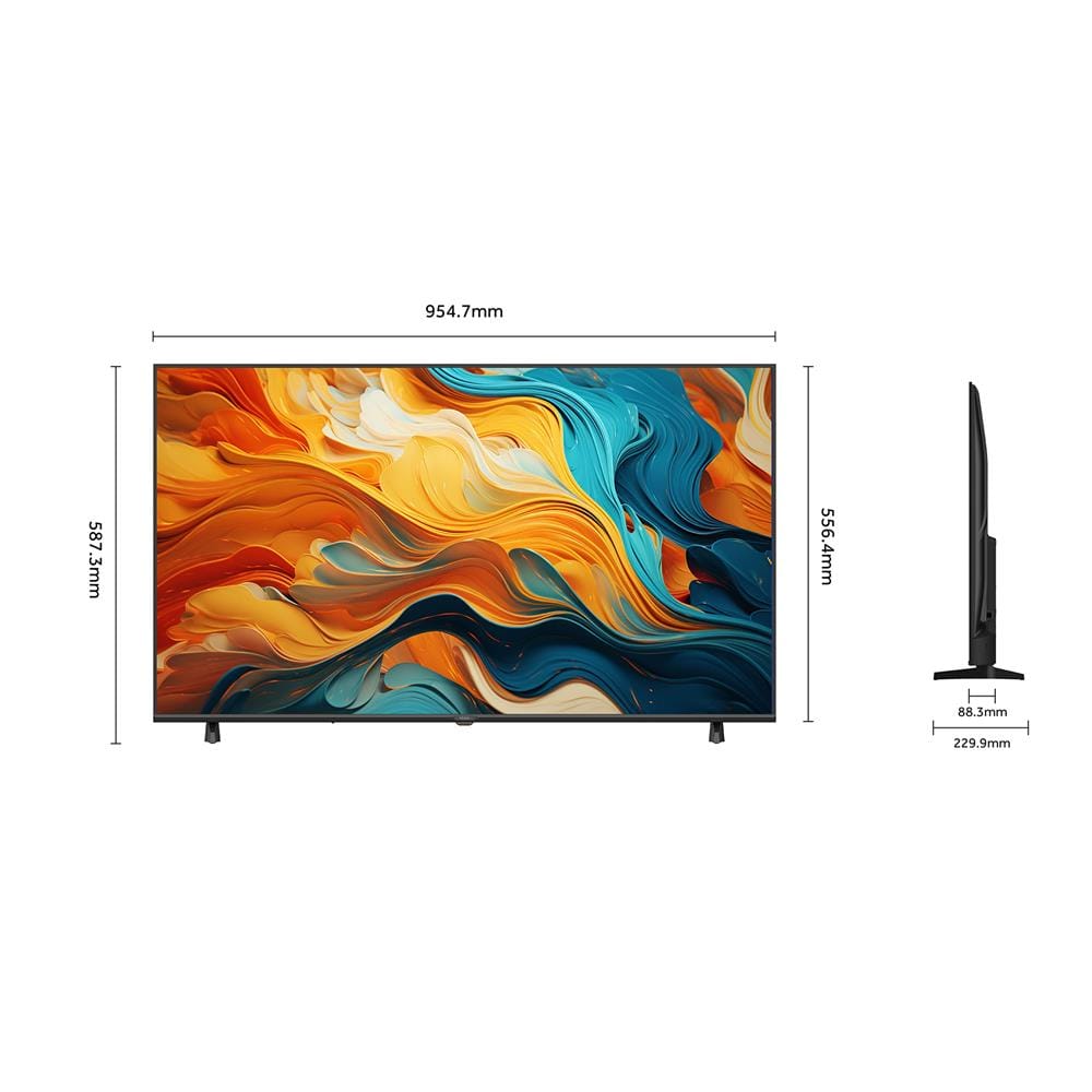 ทีวีแอลอีดี 43 นิ้ว HAIER (FULL HD, LED, GOOGLE TV) H43K85FFX