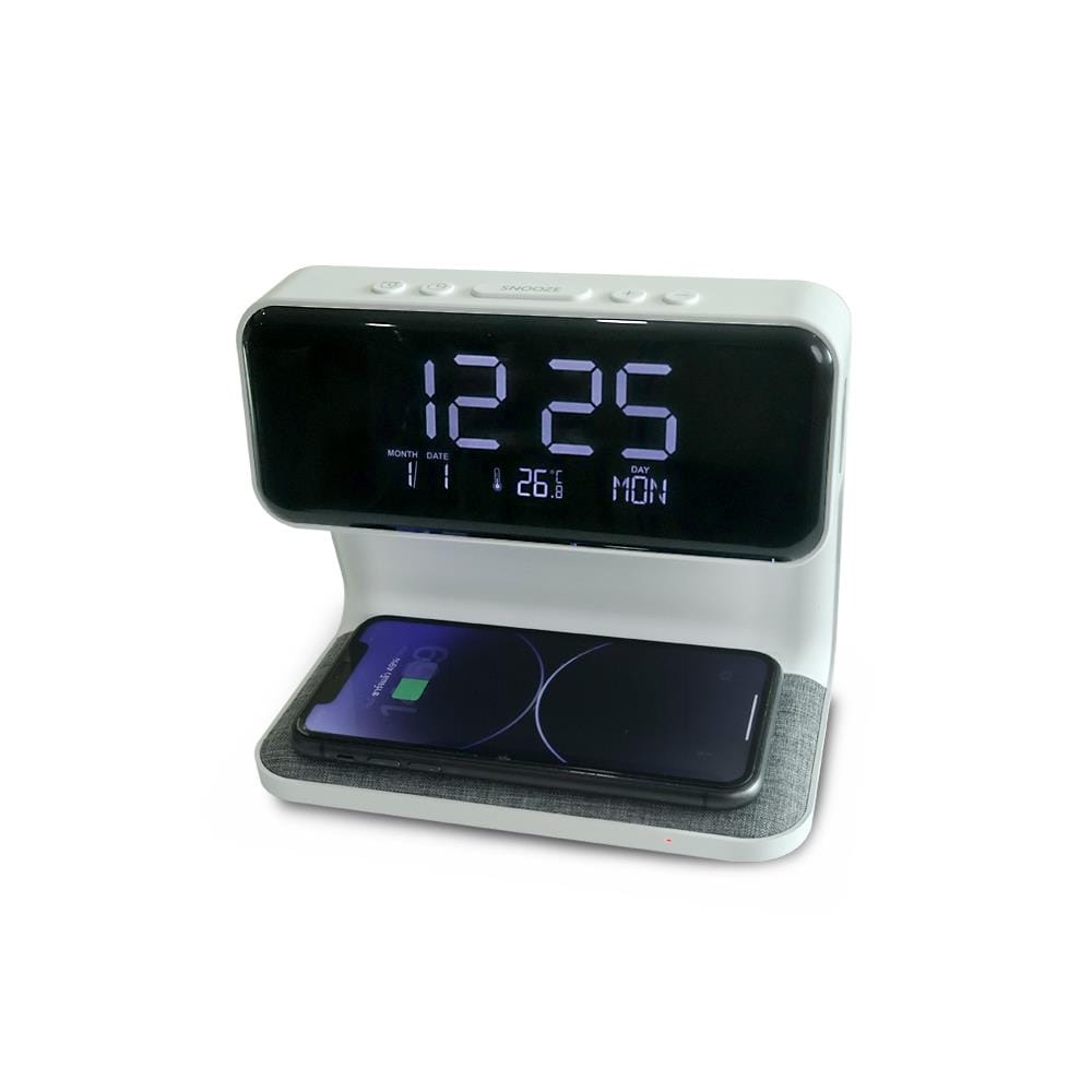 นาฬิกาดิจิทัล LED RIN 2150706021 สีขาว