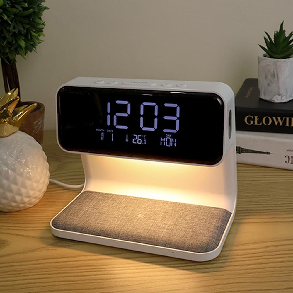 นาฬิกาดิจิทัล LED RIN 2150706021 สีขาว
