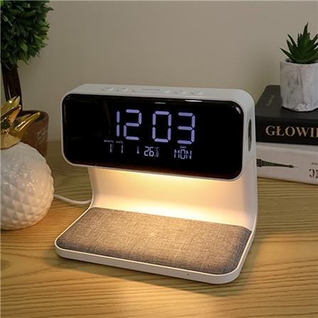 นาฬิกาดิจิทัล LED RIN 2150706021 สีขาว_5