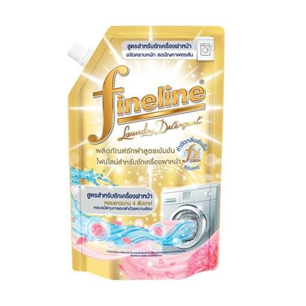 น้ำยาซักผ้าเข้มข้นสำหรับเครื่องฝาหน้า FINELINE 400 มล. สีทอง_0