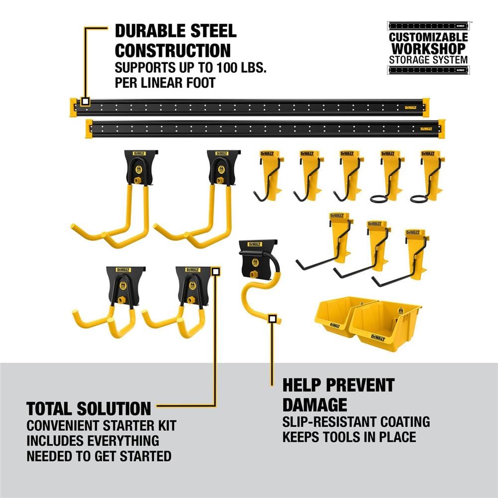 ชุดแขวนเครื่องมือ DEWALT DWST82801 (21 ชิ้น)