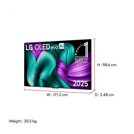 ทีวีโอแอลอีดี 77 นิ้ว LG (4K, OLED, WEB OS) OLED77M5PSA_11