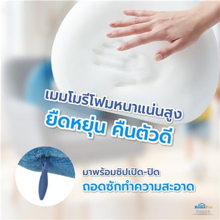 เบาะรองหลัง SNAZZ LITTLE-P 16.5X13 นิ้ว สีฟ้า_8