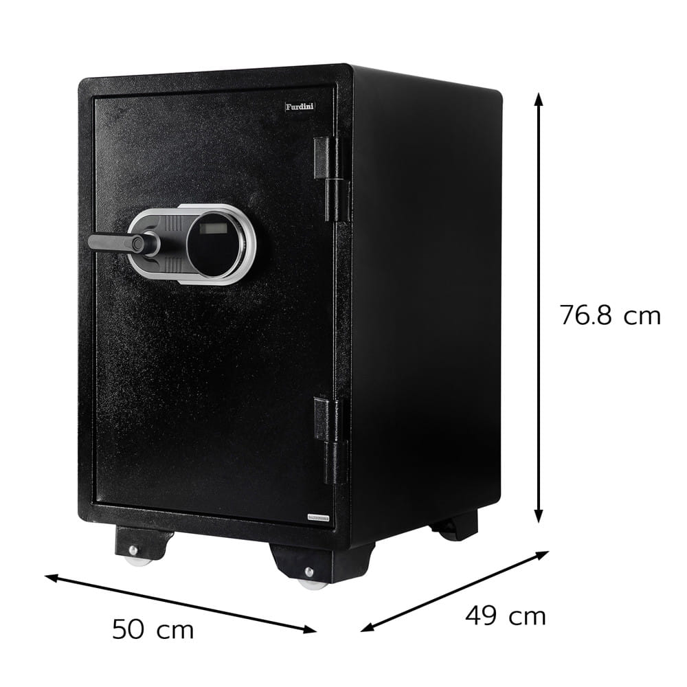 ตู้นิรภัย FINGERPRINT FURDINI FP4605E 50 ซม. สีดำ