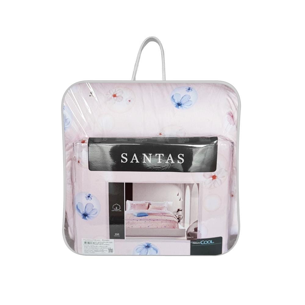 ชุดผ้าปูที่นอน 6 ฟุต (ชุด 7 ชิ้น) SANTAS COTTON USA ROBELIA OS