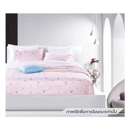 ชุดผ้าปูที่นอน 6 ฟุต (ชุด 7 ชิ้น) SANTAS COTTON USA ROBELIA OS_0