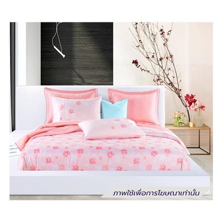 ชุดผ้าปูที่นอน 6 ฟุต (ชุด 6 ชิ้น) SANTAS COTTON USA SWEET PEA PI_0