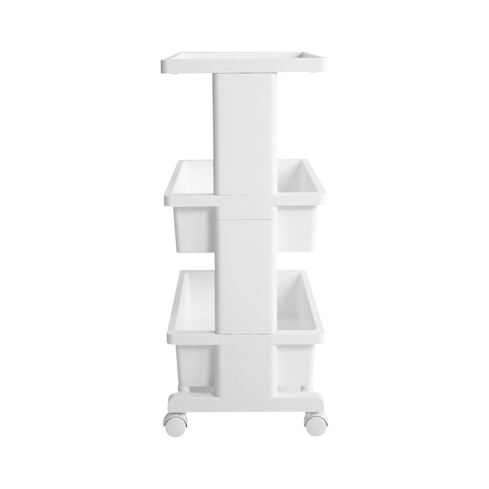 ชั้นวางของ 3 ชั้น STACKO HANA SIZE M 45x35x71.5 ซม. สีขาว