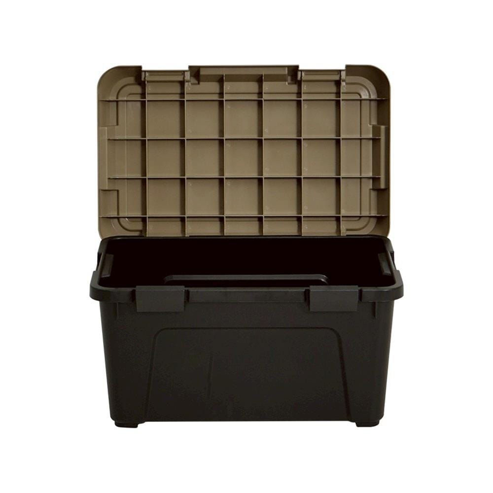 กล่องจัดเก็บท้ายรถ 38 ลิตร STACKO CARGO สีดำ/น้ำตาล
