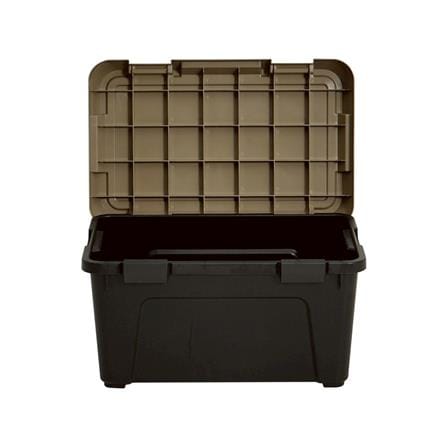 กล่องจัดเก็บท้ายรถ 38 ลิตร STACKO CARGO สีดำ/น้ำตาล_2