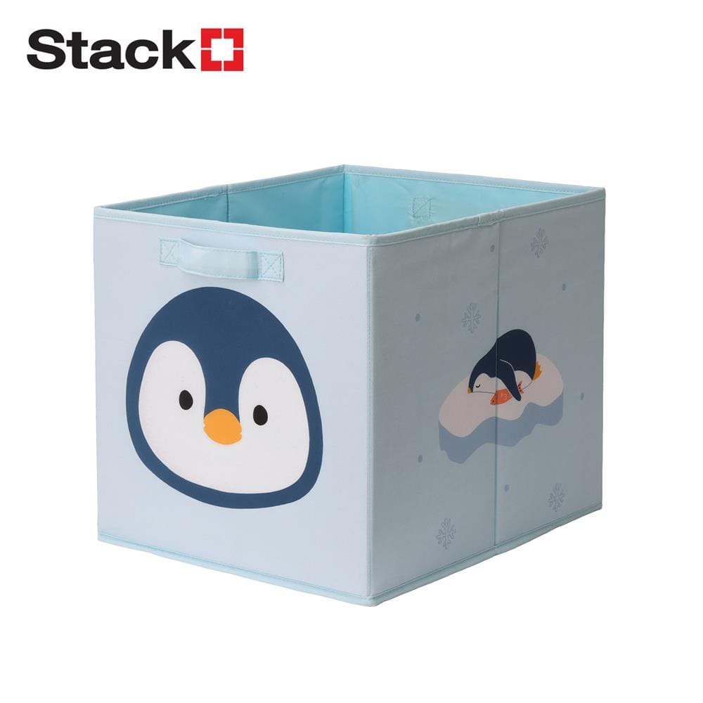 กล่องผ้าพับ STACKO LITTLE-P 33x38x33 ซม. สีฟ้า