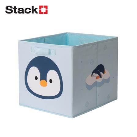 กล่องผ้าพับ STACKO LITTLE-P 33x38x33 ซม. สีฟ้า