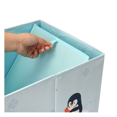 กล่องผ้าพับ STACKO LITTLE-P 33x38x33 ซม. สีฟ้า_5