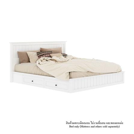 เตียง 5 ฟุต KONCEPT MONETA 19235304 สีขาว_0