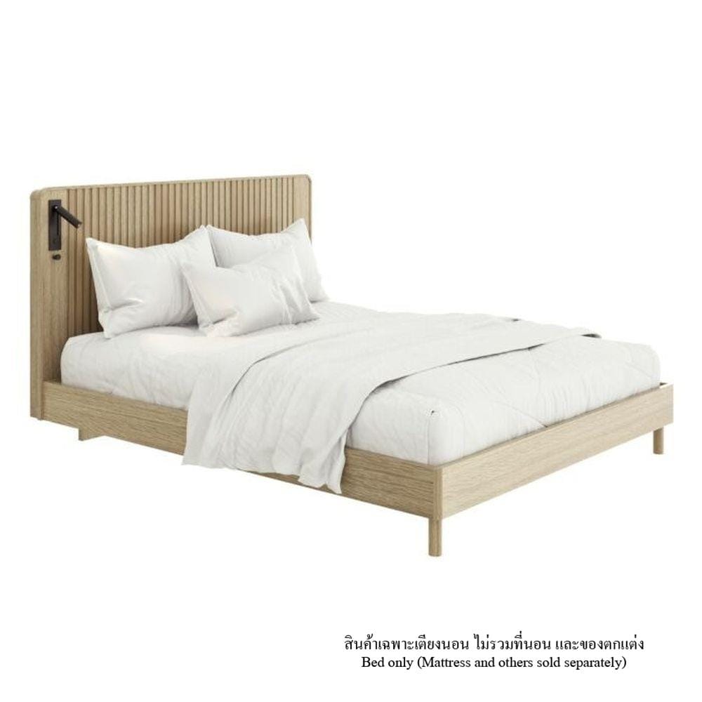 เตียง 5 ฟุต SB FURNITURE VALLEY 19237962 สีโอ๊ค